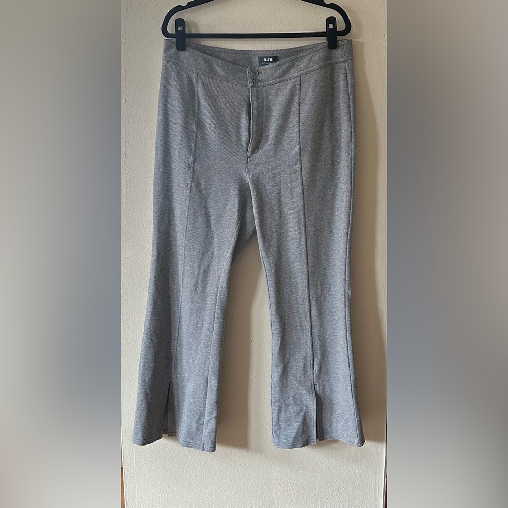 Maeve Stretch Gray Flared Pants